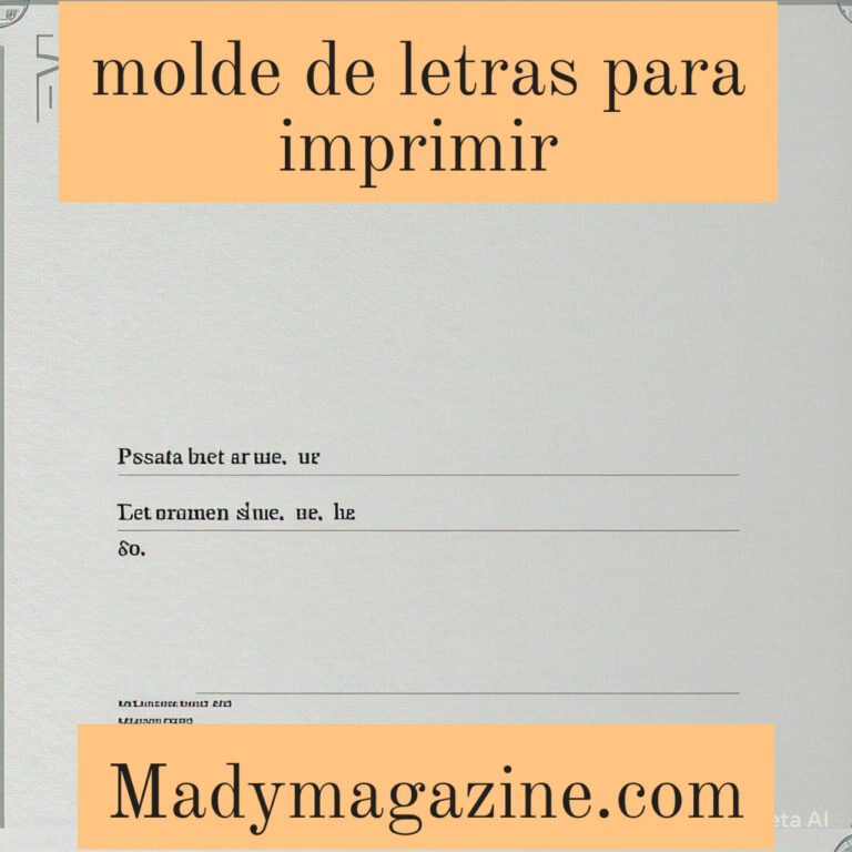 molde de letras para imprimir