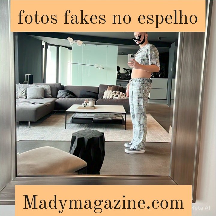 fotos fakes no espelho