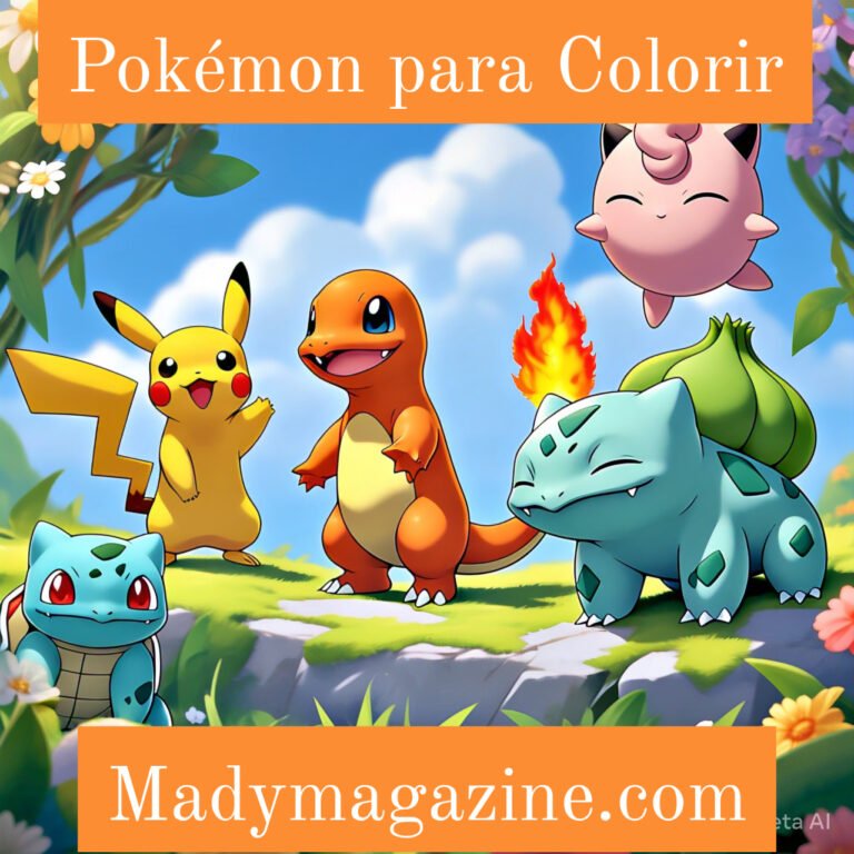 Pokémon para Colorir